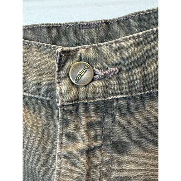 Carhartt Men's B357 Size 42 Brown Relaxed Fit Cotton Ripstop Cargo Work Shorts - Picture 4 of 5